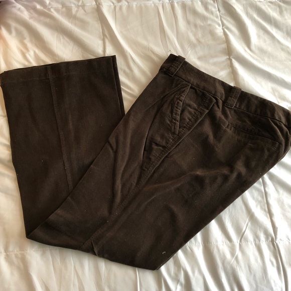 Brown wide leg corduroy pants - Picture 1 of 2